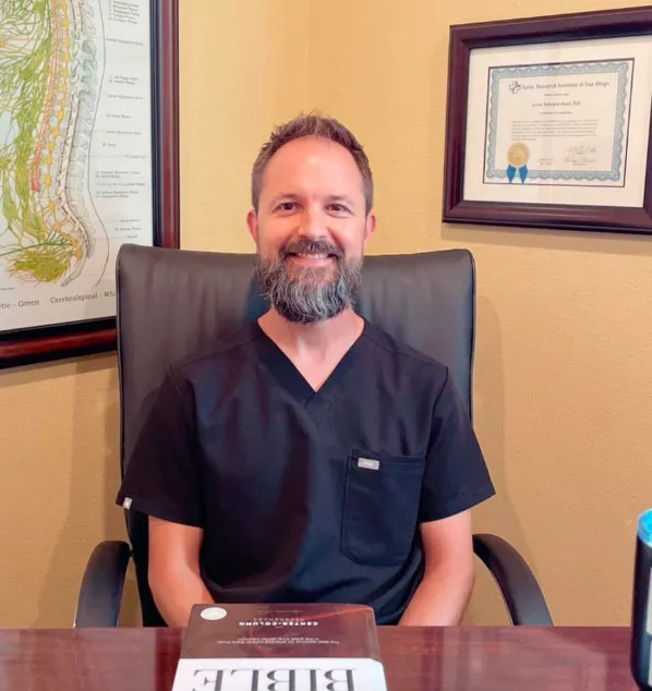 Dr Jason Hunt, owner of Hunt Holistic Chiropractic in Lutz Florida